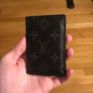 Louis Vuitton Monogram Eclipse Pocket Organizer